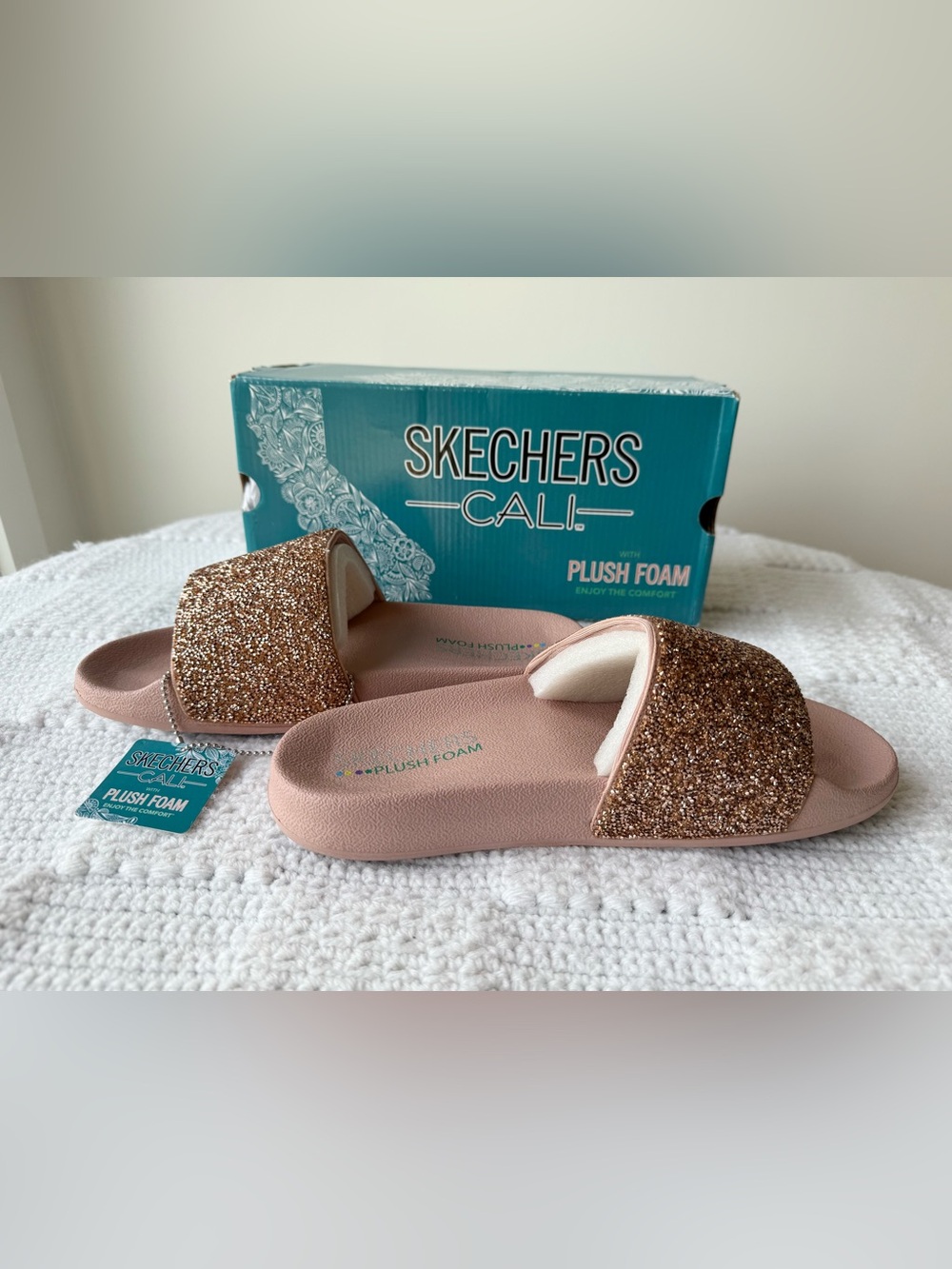 Skechers Cali Pop Ups-Glamathon Sandals - Picture 8 of 9